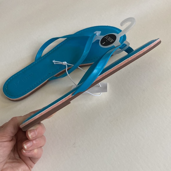 J. Crew Easy Summer Flip Flop in Blue - Picture 2 of 6